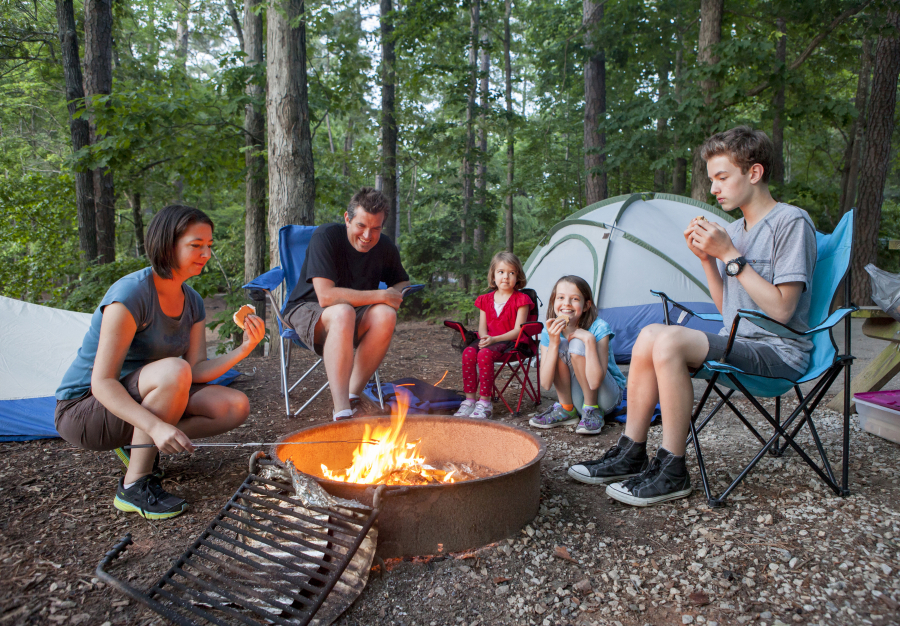 famille au camping Sud de la France